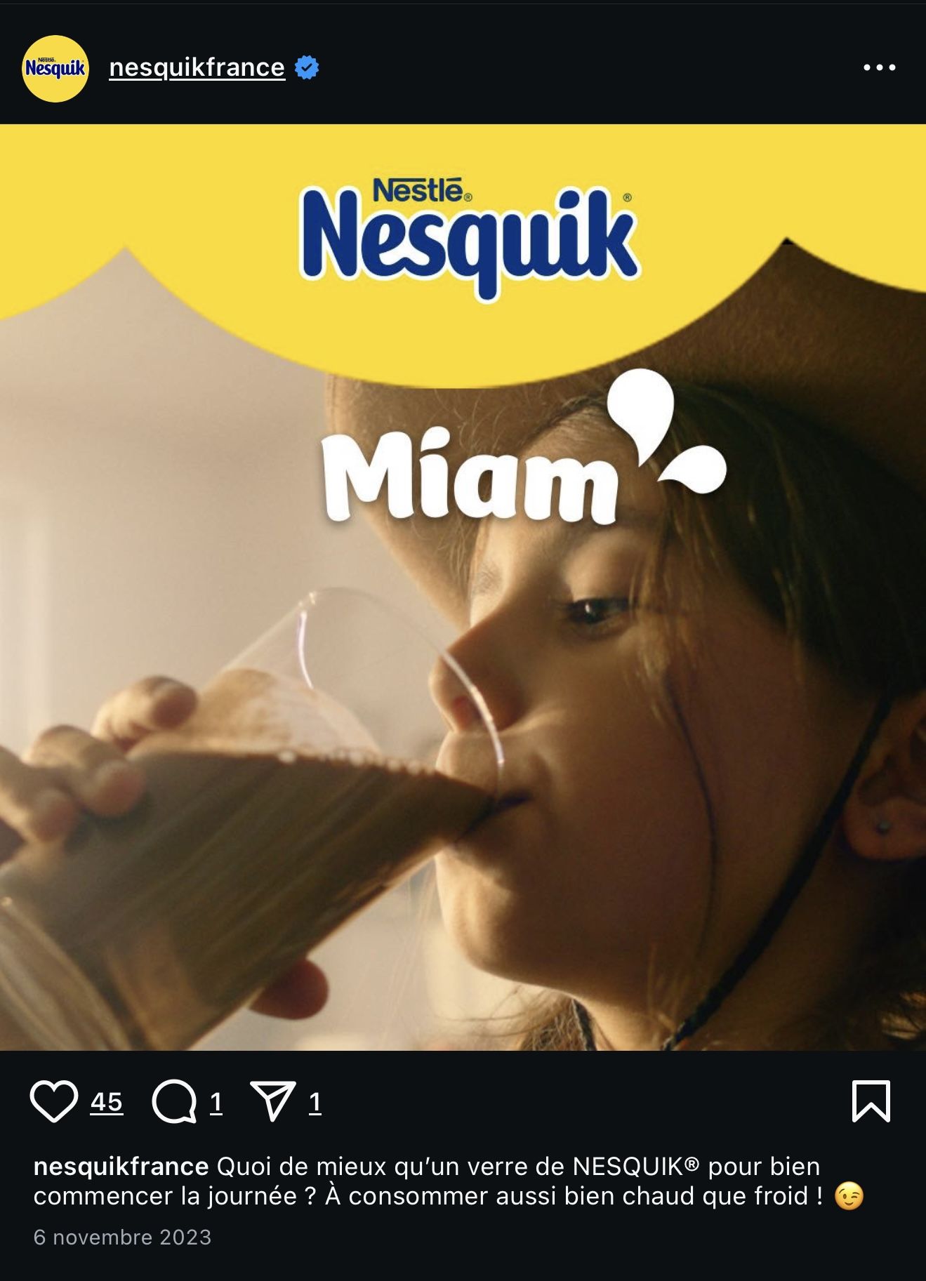 Nesquik France Instagram