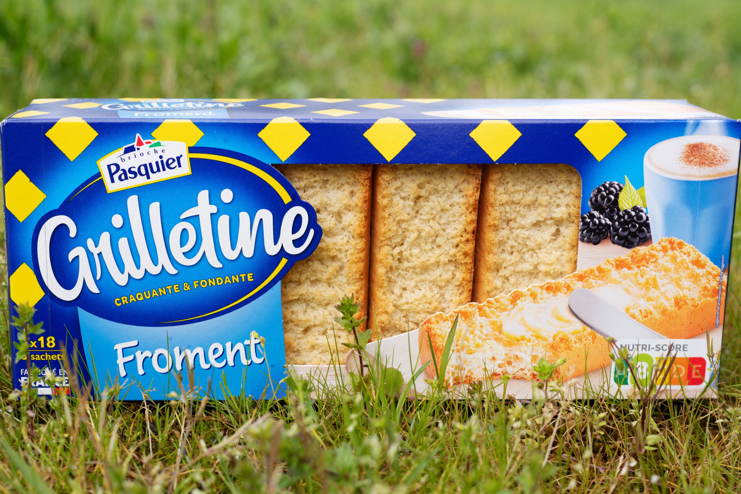 grilletine brioche pasquier : pain croquant au froment