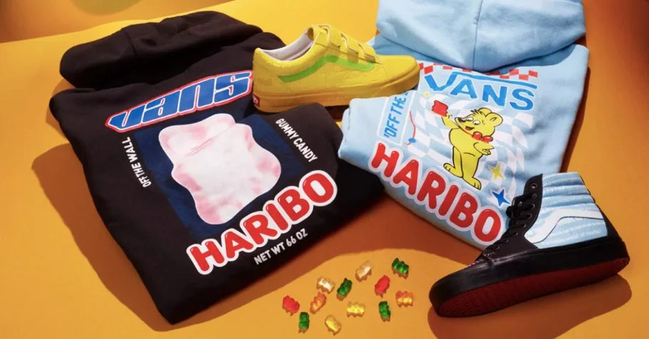 vans x haribo, collection colorée : sneakers et vêtements