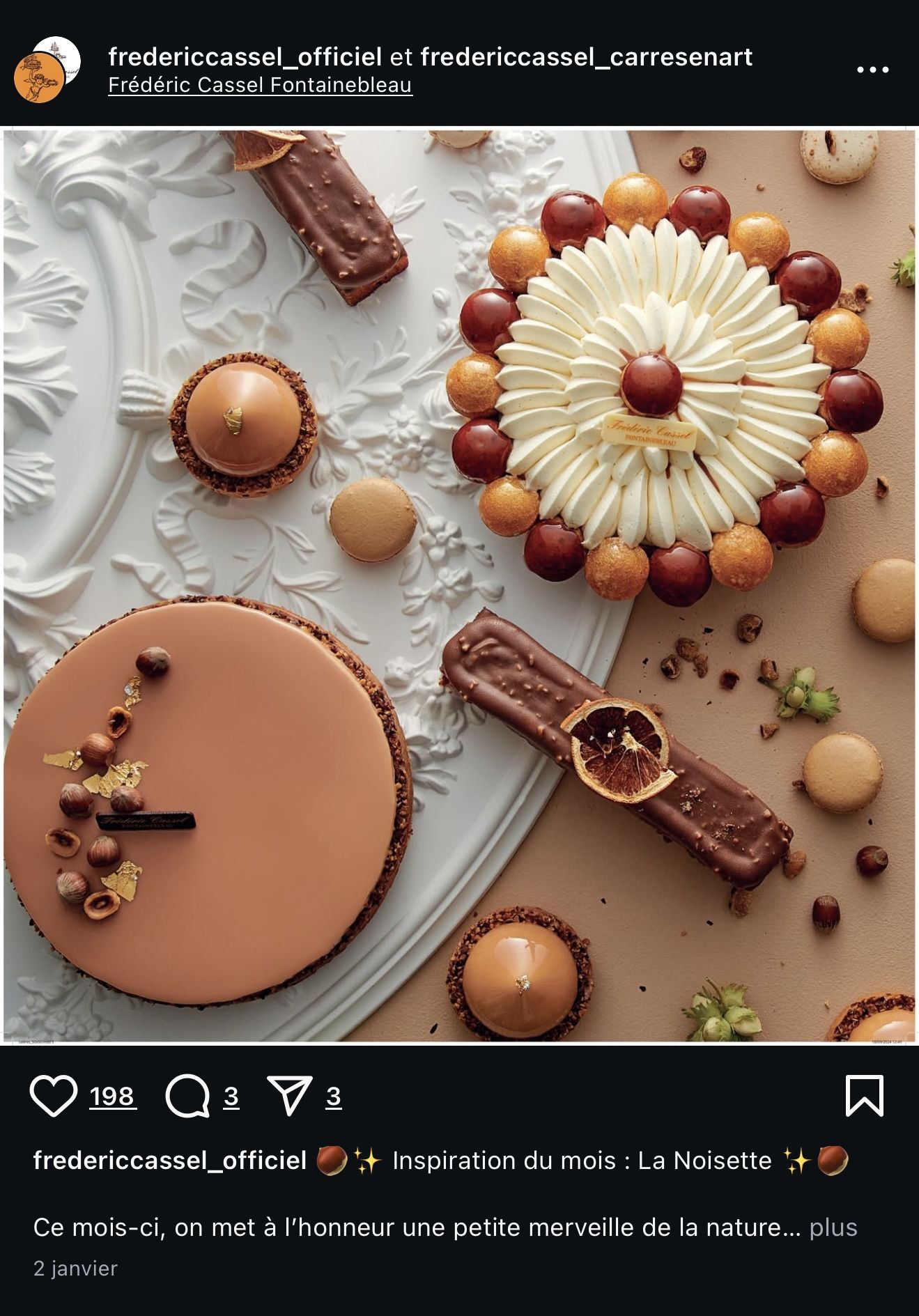 Frédéric Cassel compte instagram