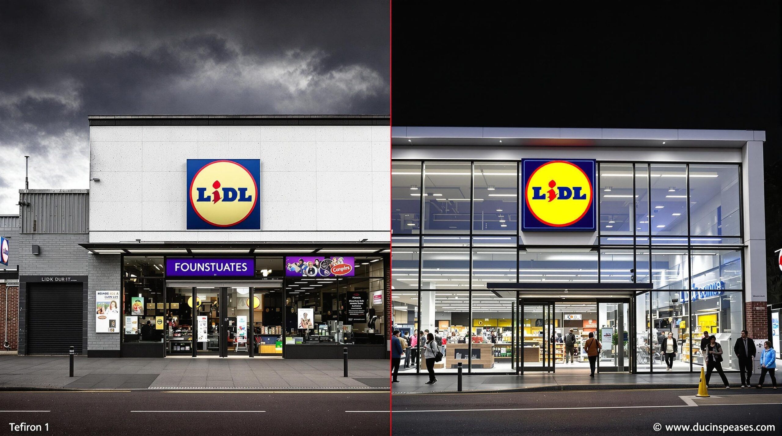 lidl : magasin de jour et de nuit