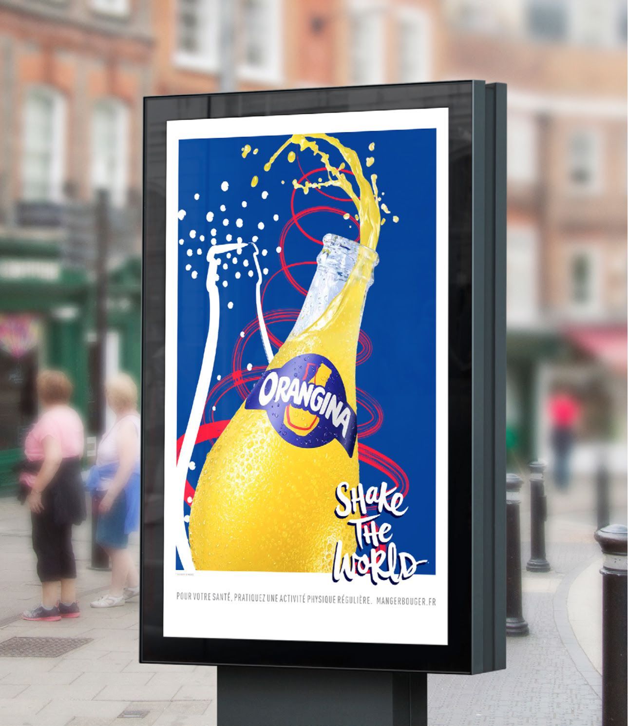 orangina panneau publicitaire