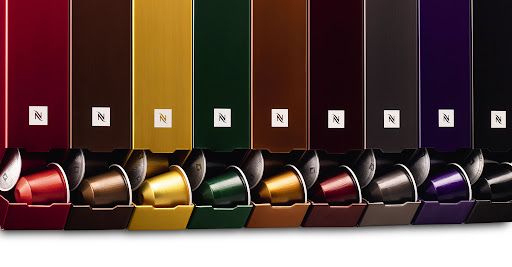 Capsules Nespresso colorées collection pixie